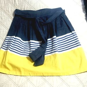 Crown & Ivy Sailing Blues Skirt Sz. 6